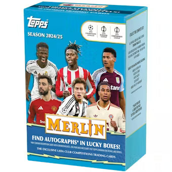 2024-25 Topps UEFA Merlin Blaster Box