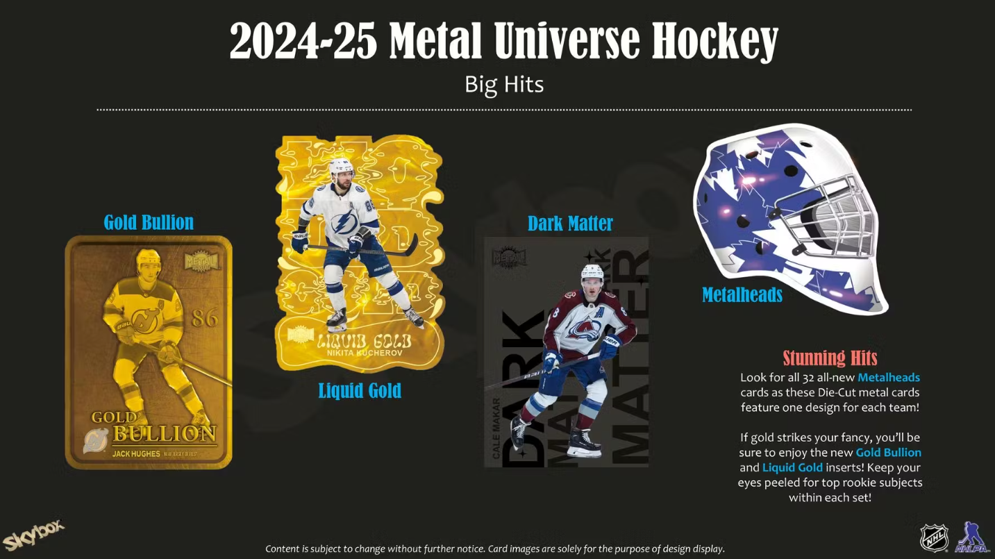 2024-25 Upper Deck Skybox Metal Universe Hockey Hobby Box