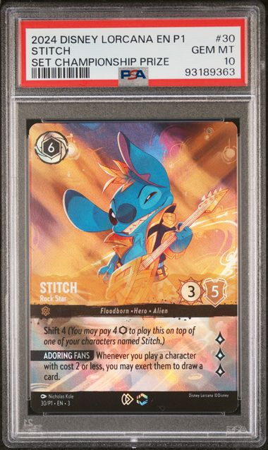 2024 Disney Lorcana Stitch Promo English #30 PSA 10