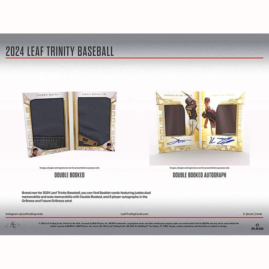 2024 Leaf Trinity Baseball Hobby Box