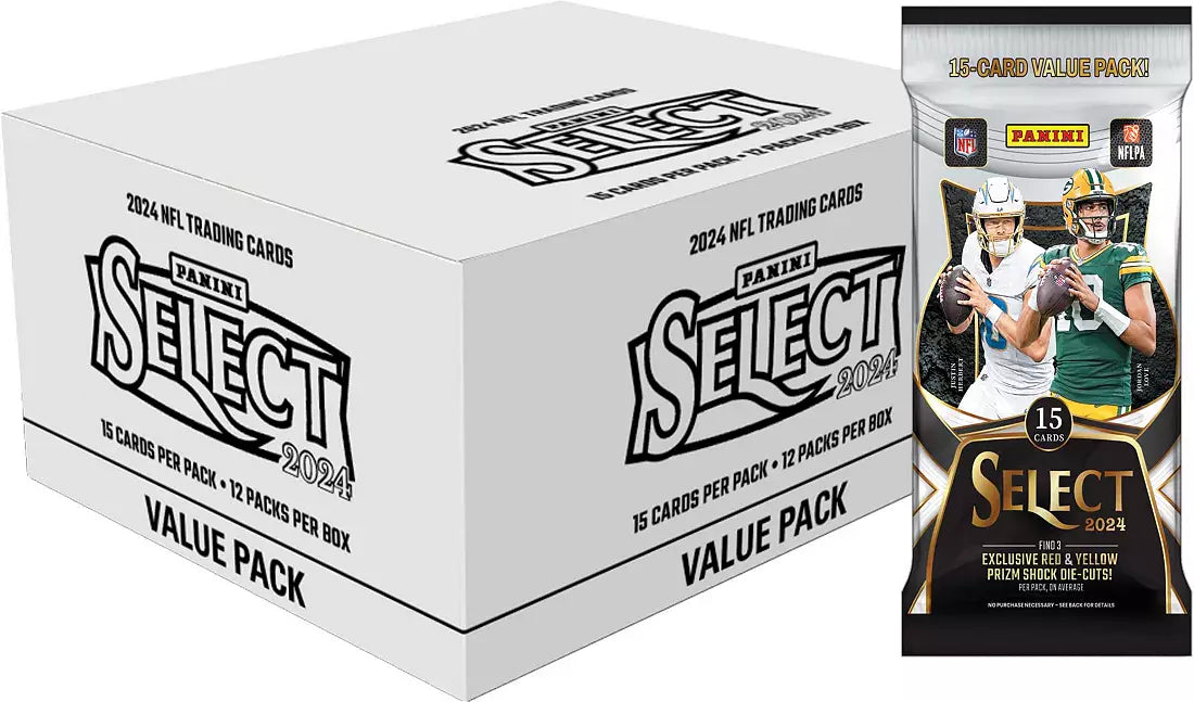 2024 Panini Select Football Fat Pack Cello Box