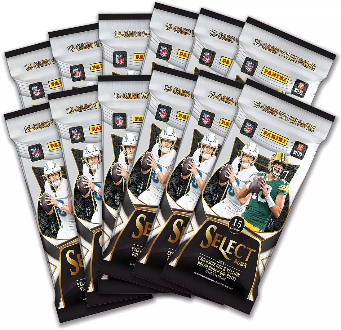 2024 Panini Select Football Fat Pack Cello Box