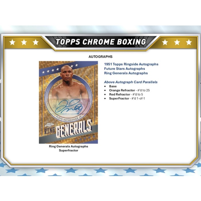 2024 Topps Chrome Boxing Hobby Box
