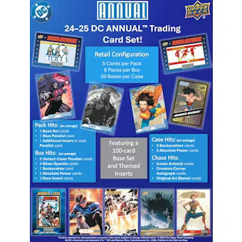 2024/25 Upper Deck DC Annual  Blaster Box