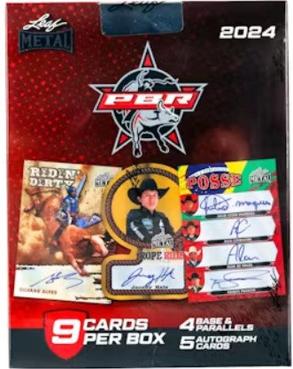 2024 Leaf Metal Professional Bull Riders PBR Hobby Box