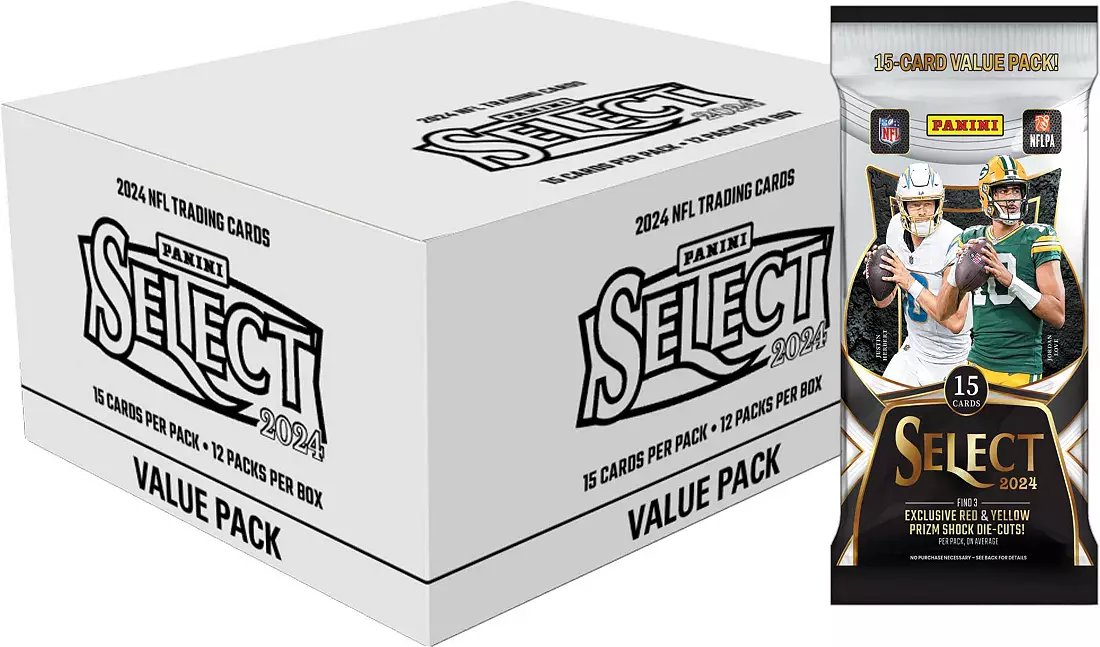 2024 Panini Select Football NFL Cello Fat Pack Box