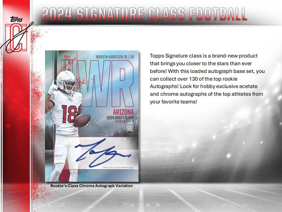 2024 Topps NFL Signature Class Value Box