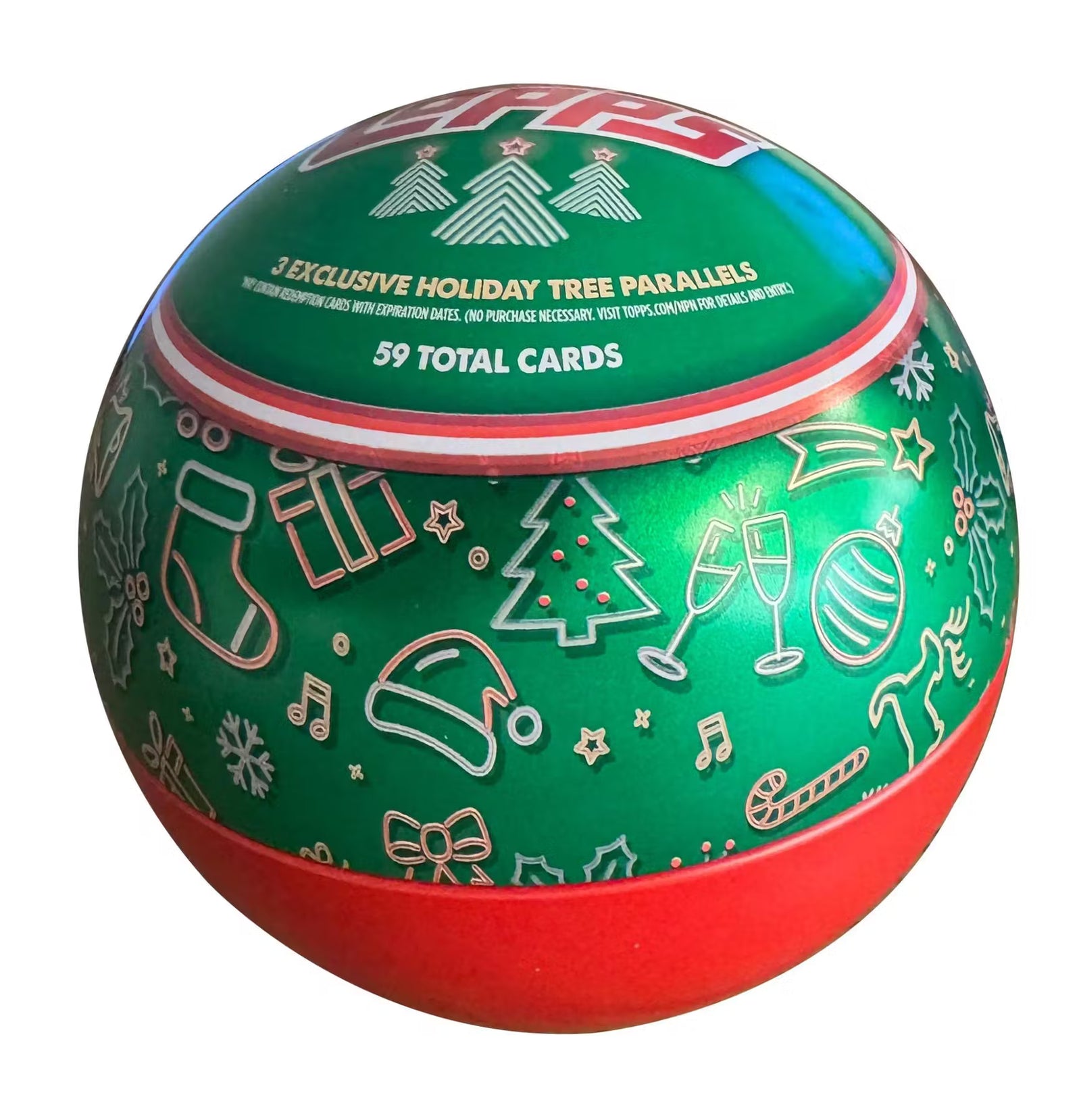 2024 Topps Holiday Baseball MLB Hobby Tin (1 Tin)
