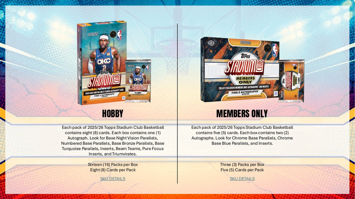 2025-26 Topps Stadium Club Basketball Fat Pack