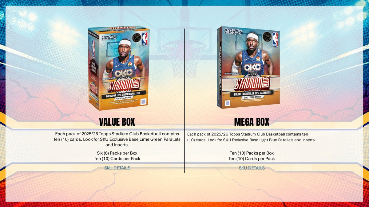 2025-26 Topps Stadium Club Basketball Fat Pack