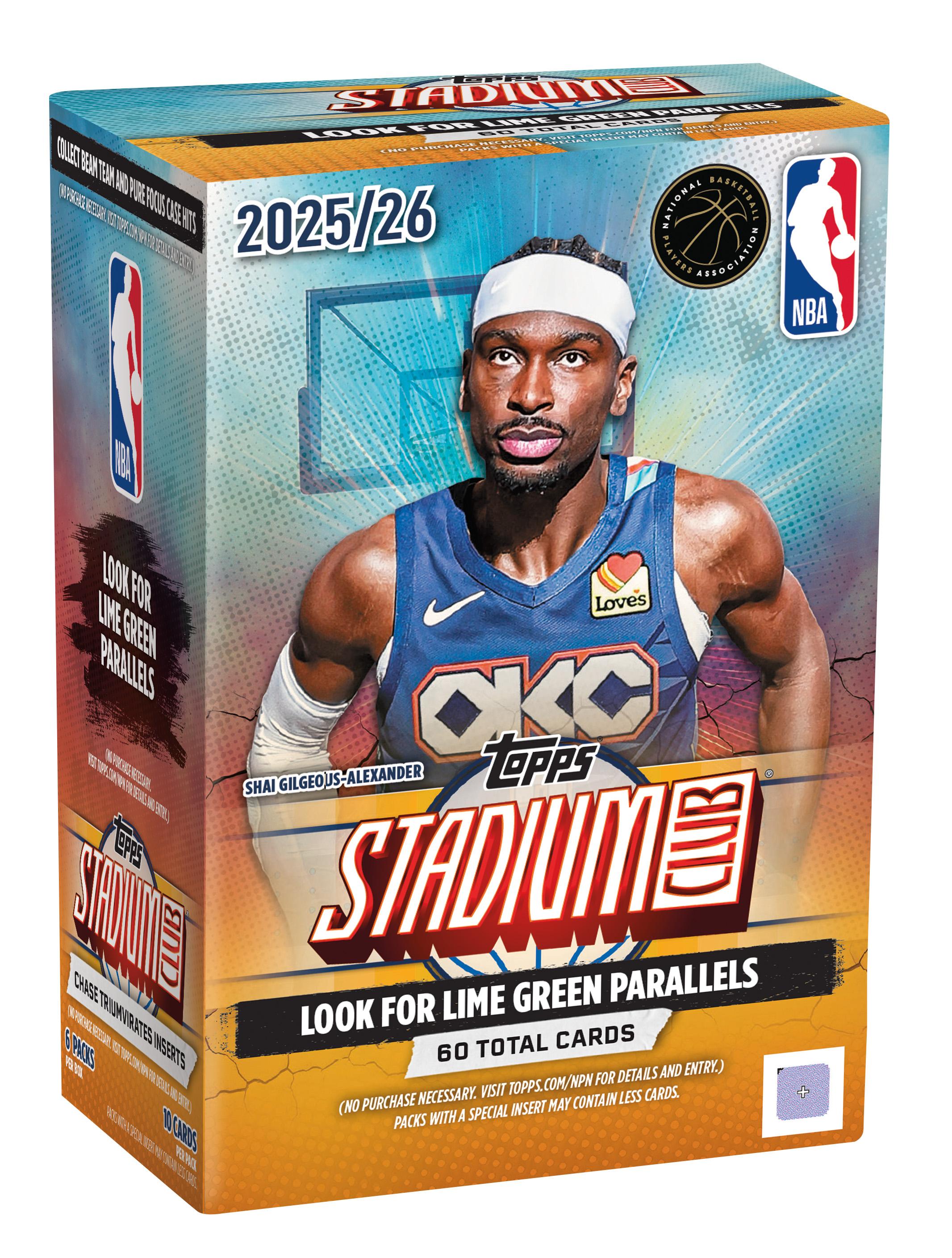 2025-26 Topps Stadium Club Basketball Value Box