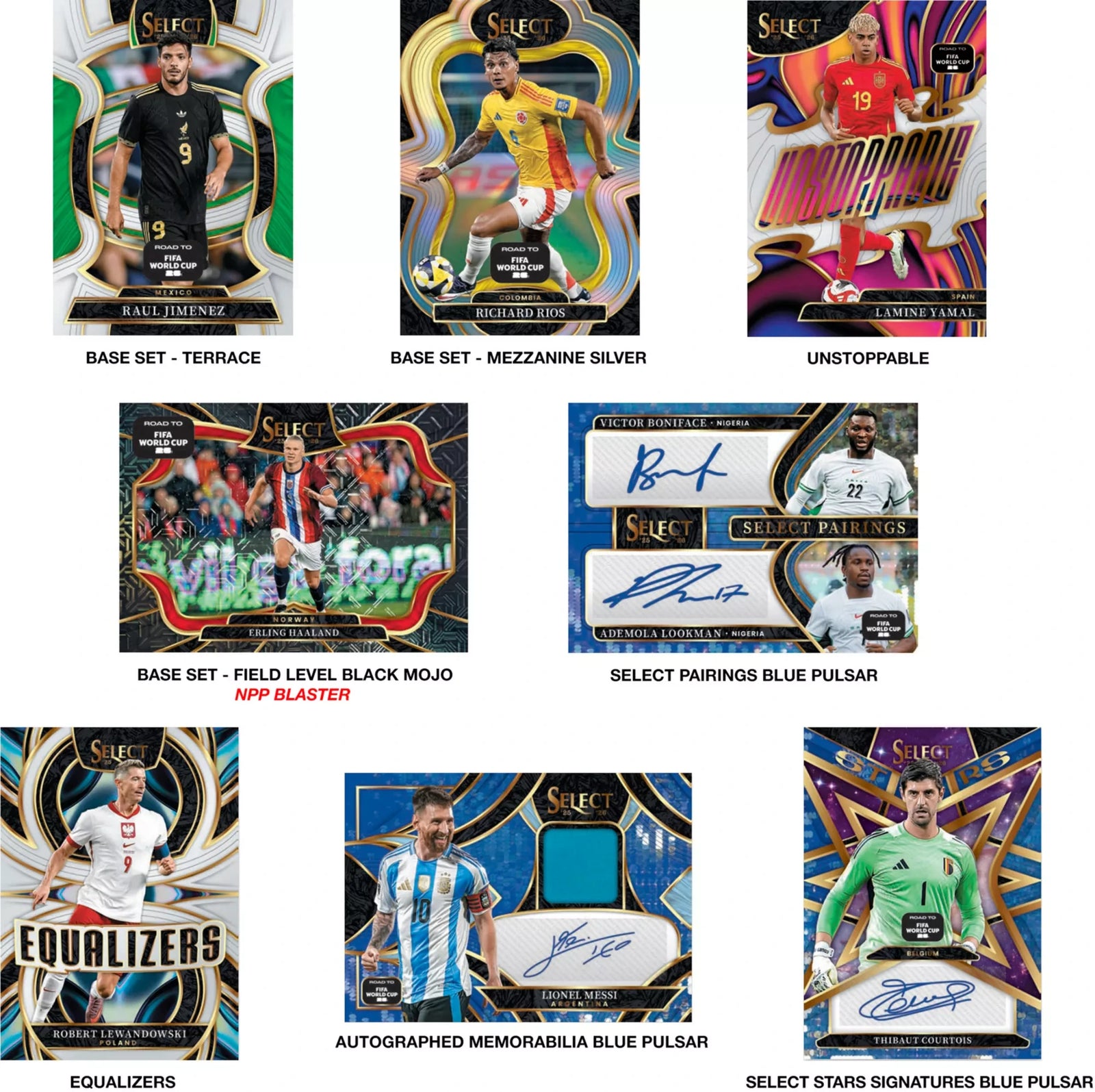 2026 Panini Select Road to World Cup Soccer Blaster Box