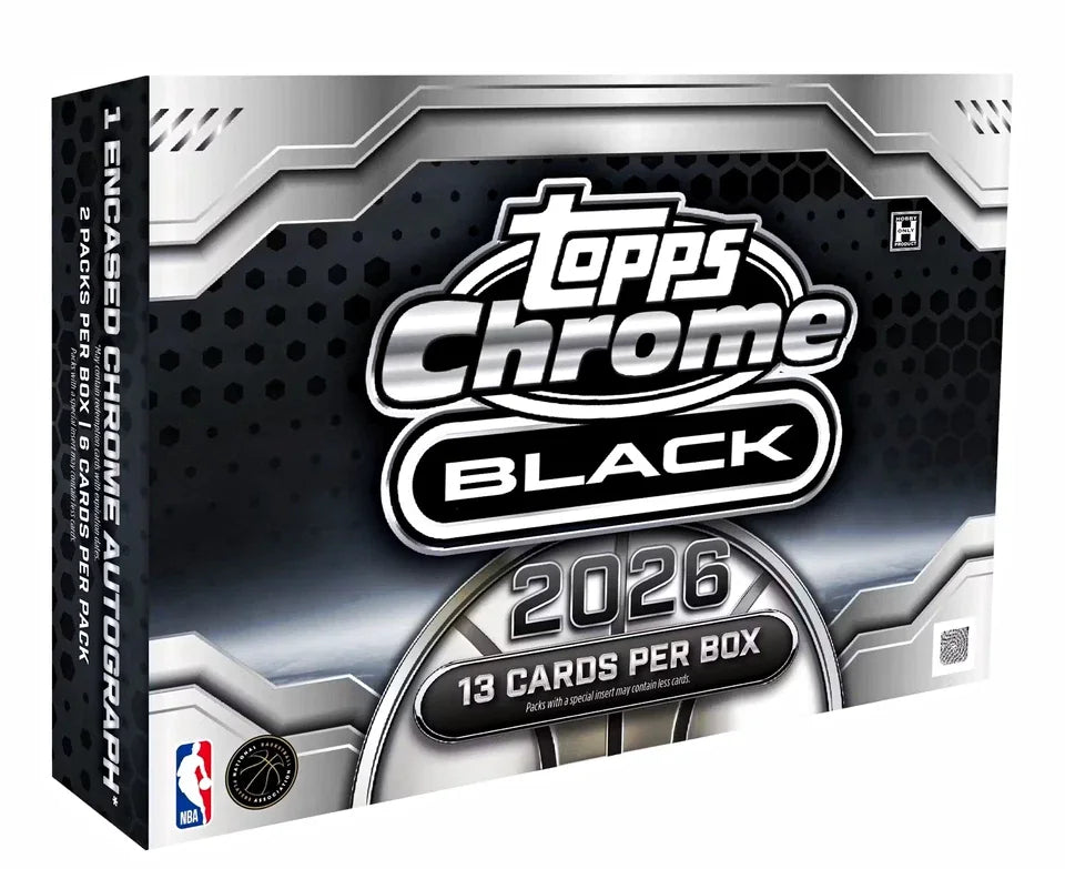 2025-26 Topps Chrome Black Basketball Hobby Box