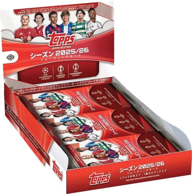 2025-26 Topps UEFA Club Competitions Japan Ed. Soccer Hobby Box