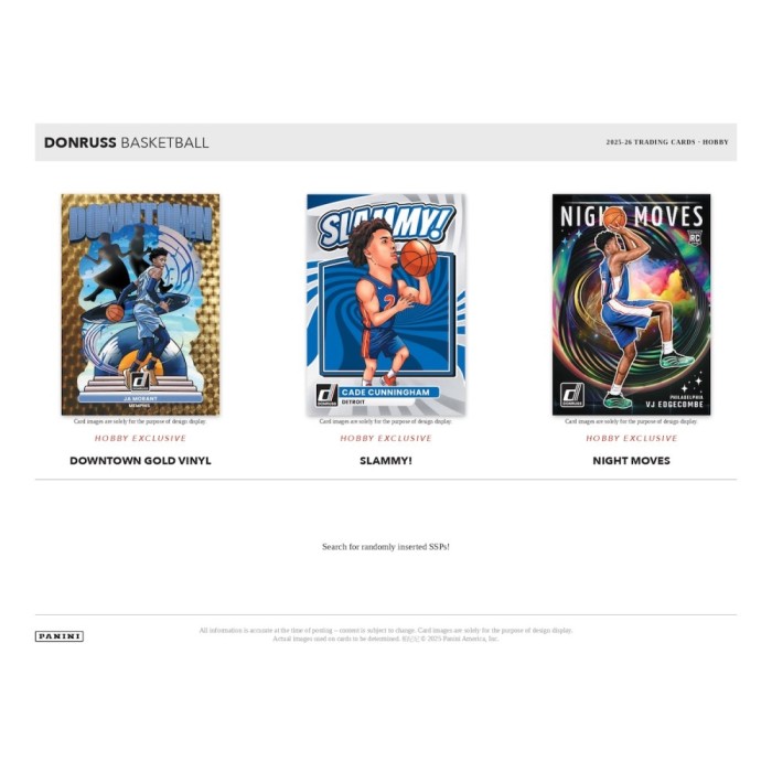 2025-26 Donruss NBA Basketball Blaster Box