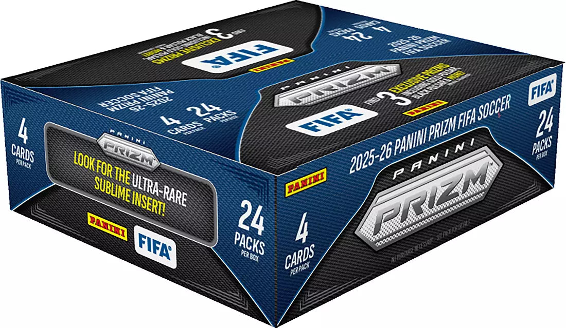 2025 Panini Prizm FIFA Soccer Retail Box