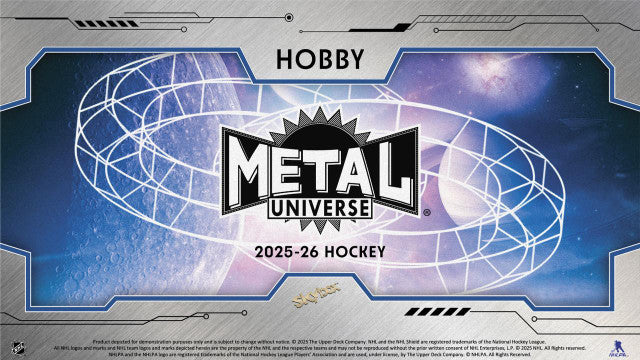 2025-26 Skybox Metal Universe Hockey Hobby Box (Pricing In Store Only)