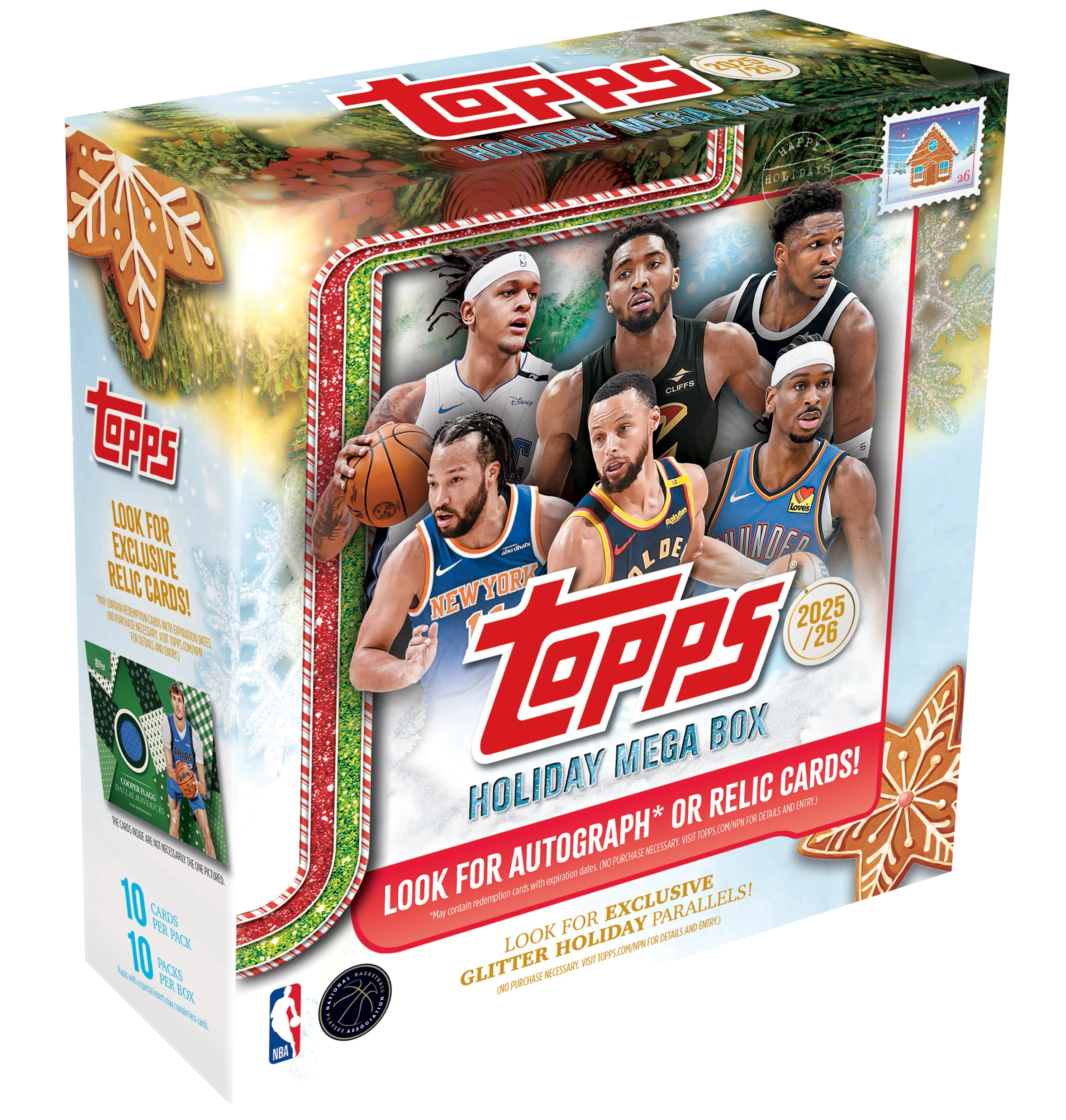 2025-26 Topps Holiday Basketball Mega Box