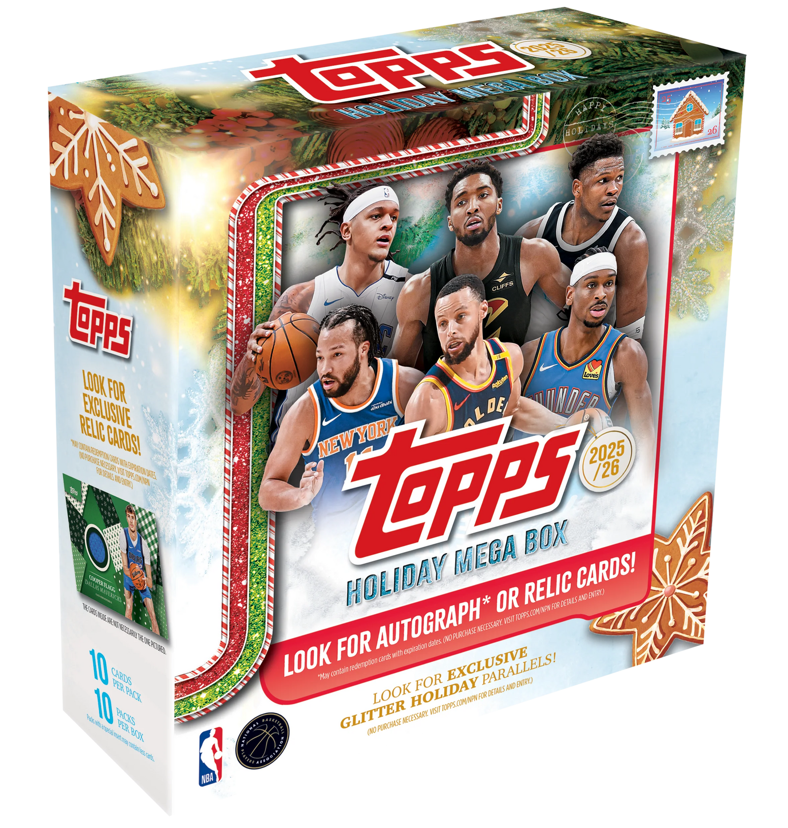 2025-26 Topps Holiday Basketball Mega Box