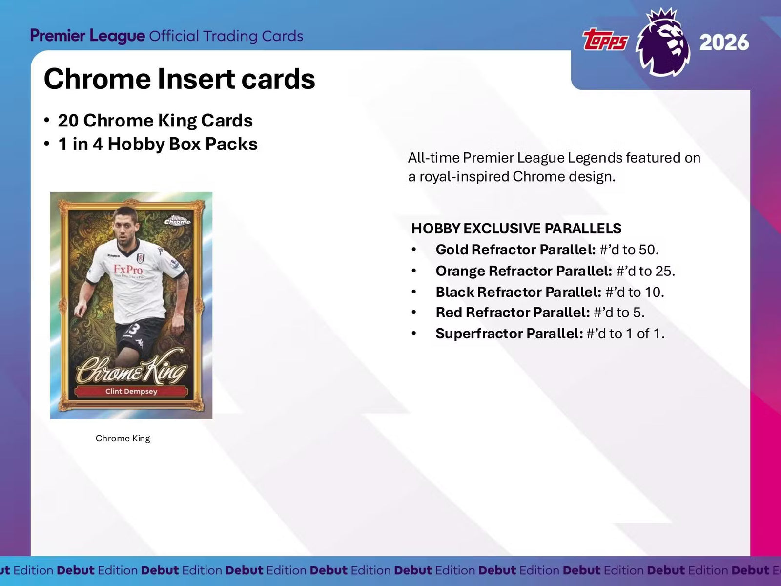 2025-26 Topps Premier League EPL Soccer Hobby Box
