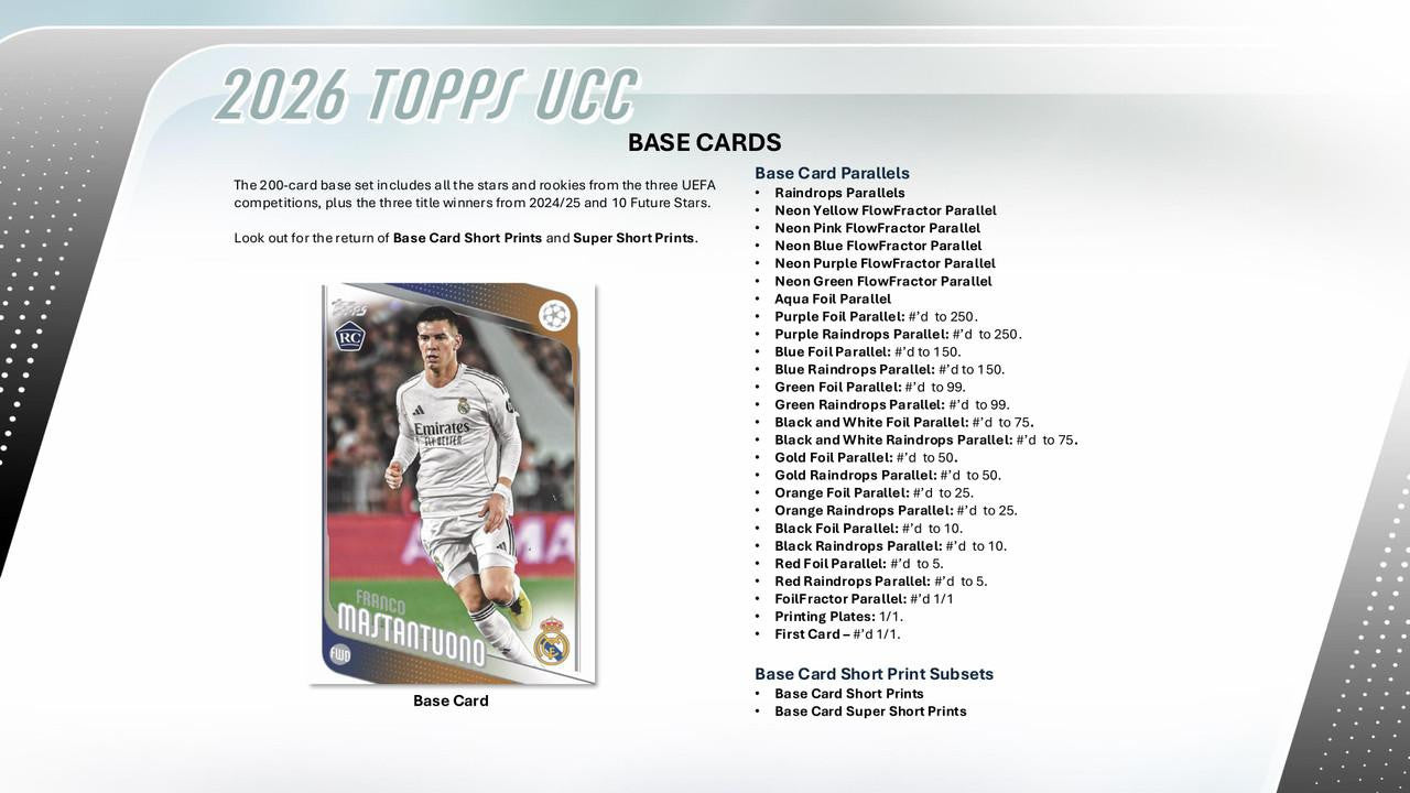 2025-26 Topps UEFA Club Competitions Blaster Box