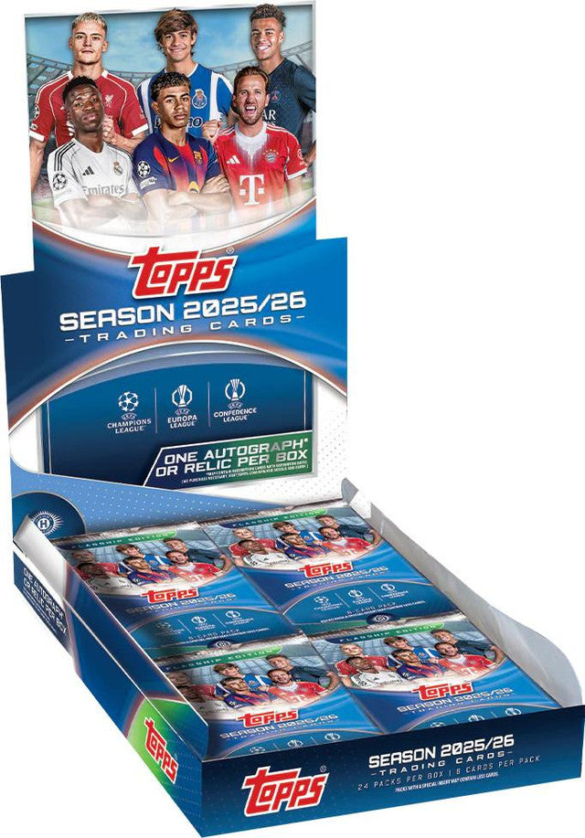 2025-26 Topps UEFA Club Competitions Hobby Box