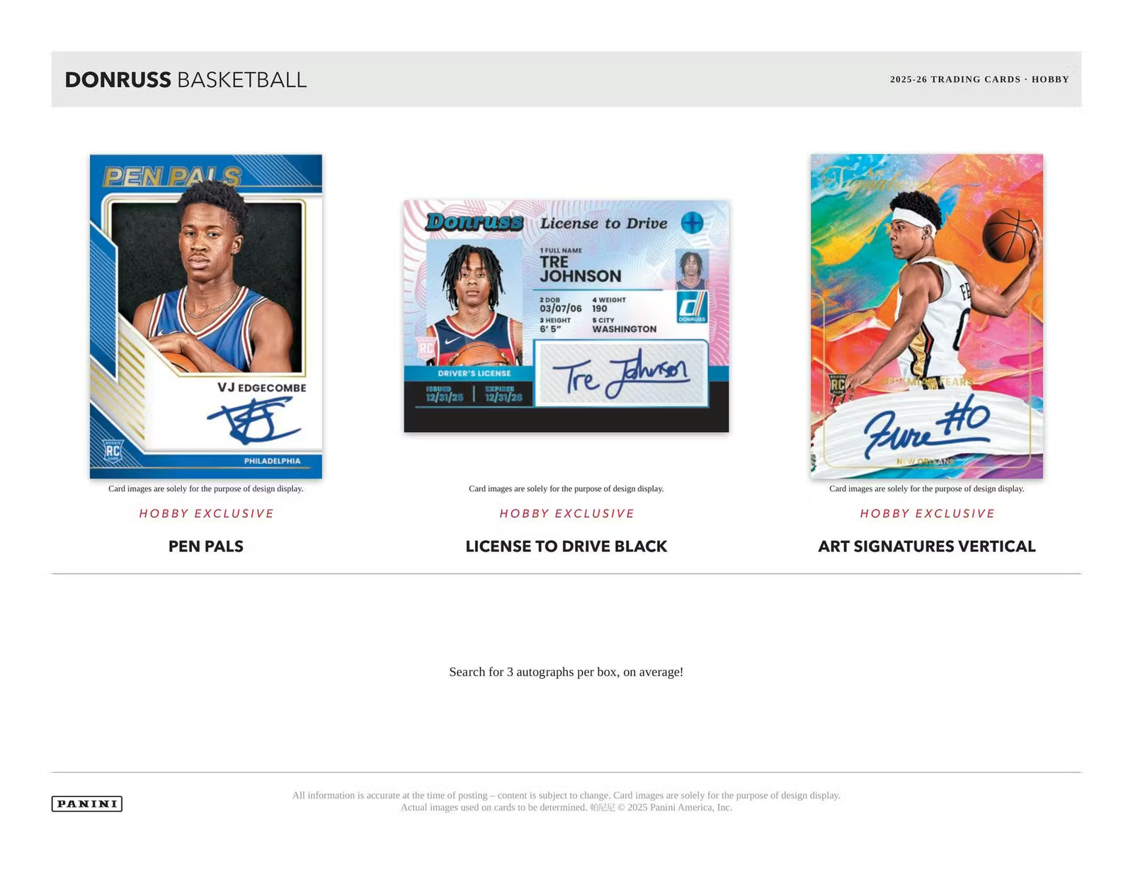 2025-26 Donruss Basketball Hobby Box