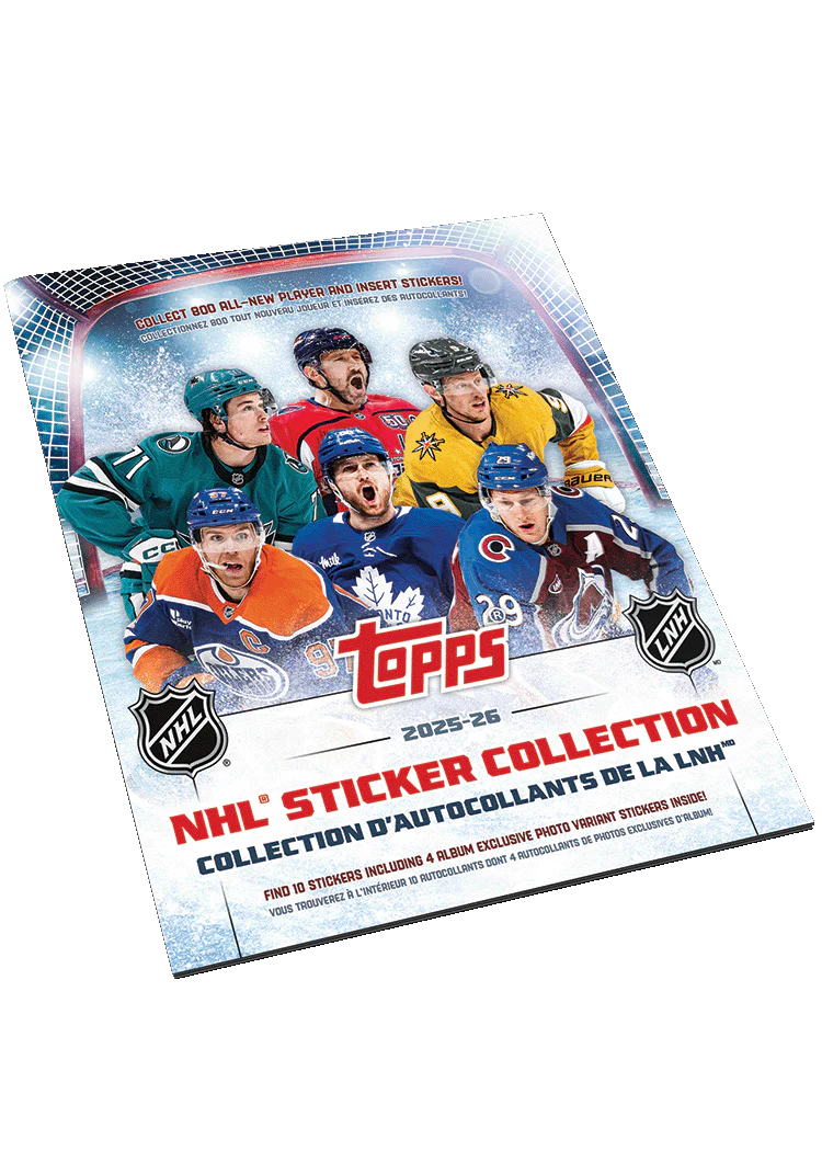 2025-26 Topps NHL Sticker Collection Album
