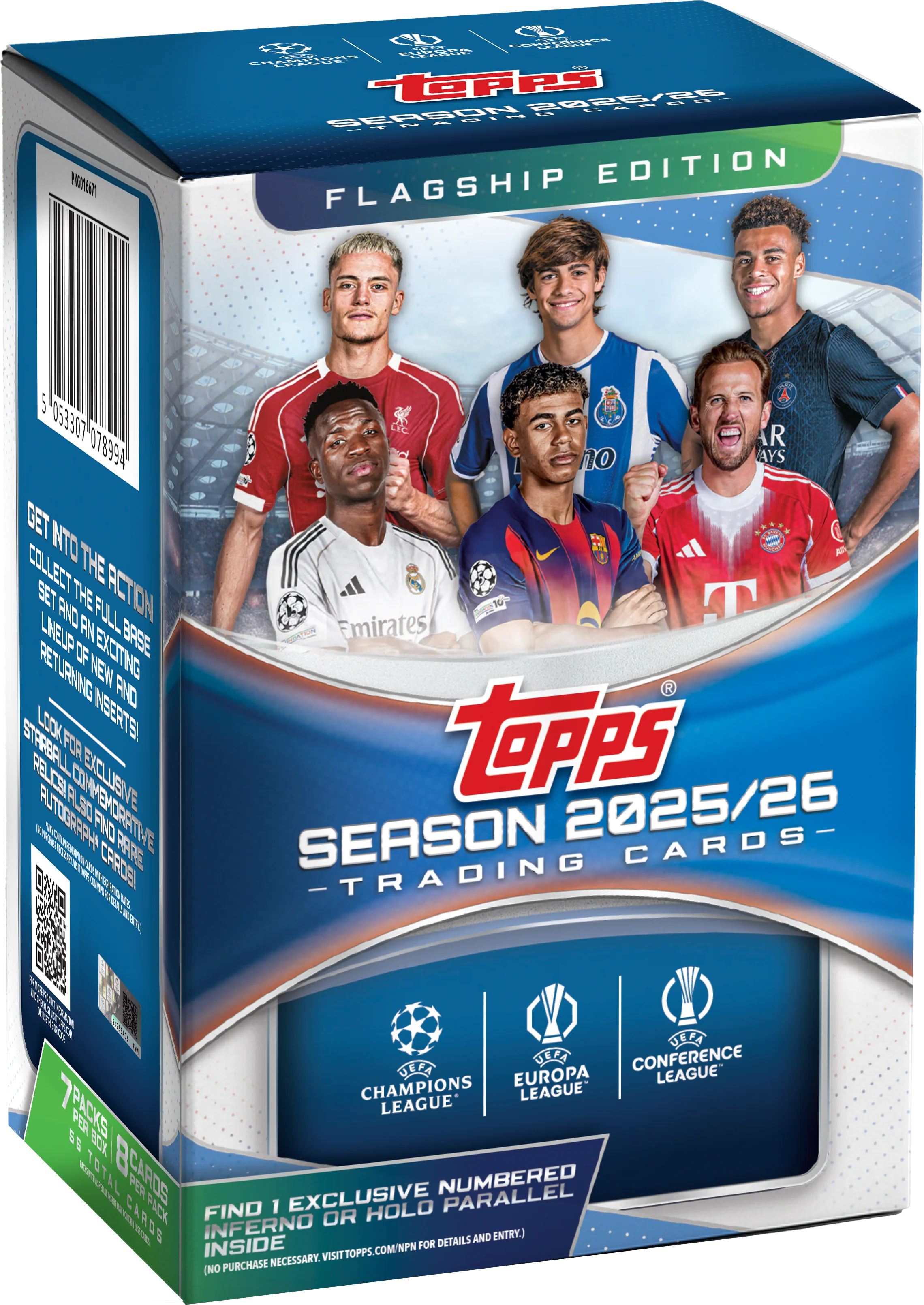 2025-26 Topps UEFA Club Competitions Blaster Box