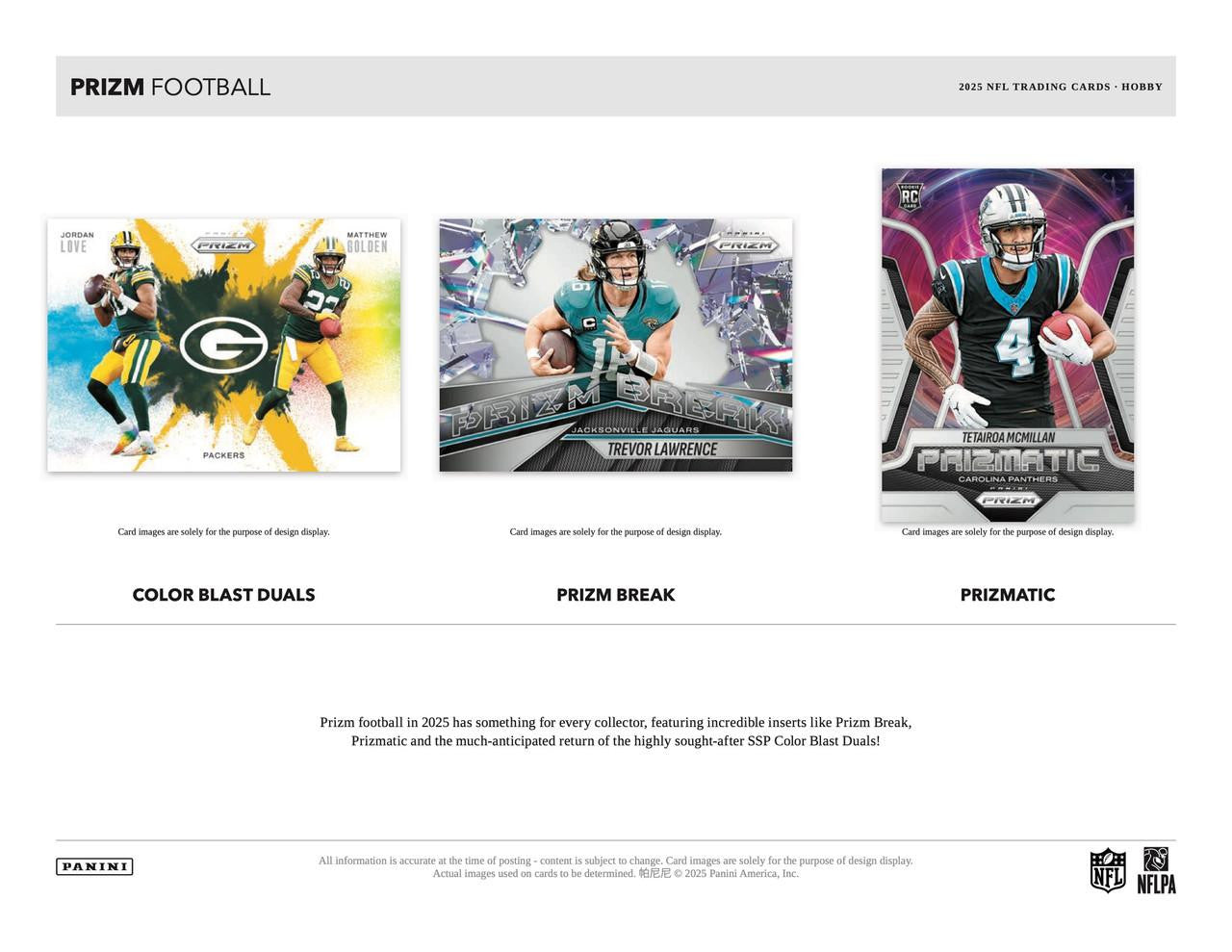 2025 Panini Prizm Football Blaster Box