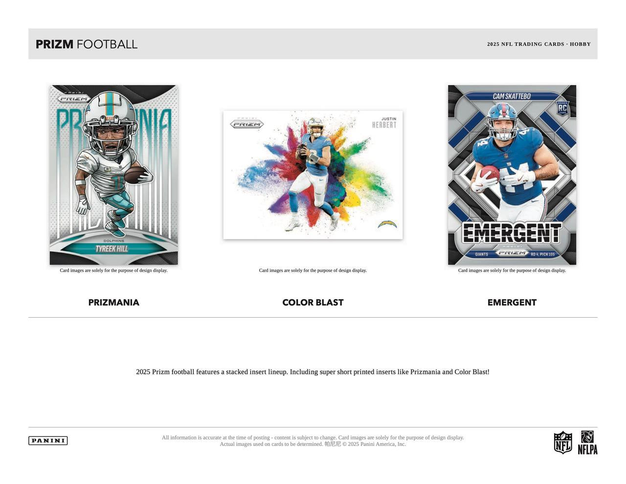 2025 Panini Prizm Football Blaster Box