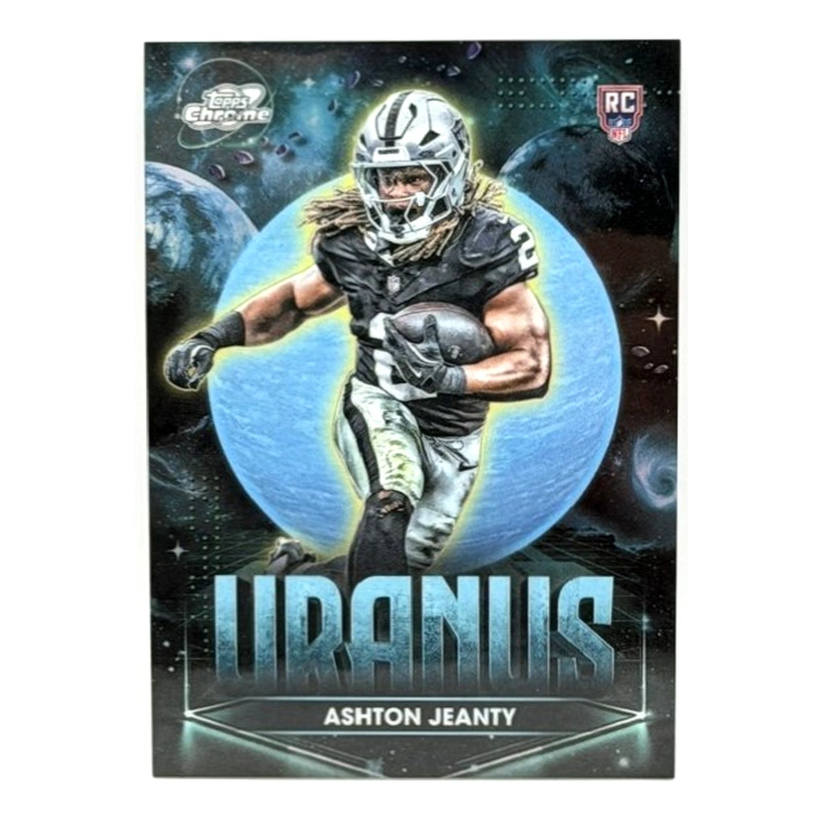 2025 Topps Chrome Cosmic Ashton Jeanty RC Uranus Planetary Pursuit SSP
