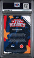 2025 Topps Chrome McDonald's Caleb Wilson RC Top Recruits Blue Raywave PSA 10