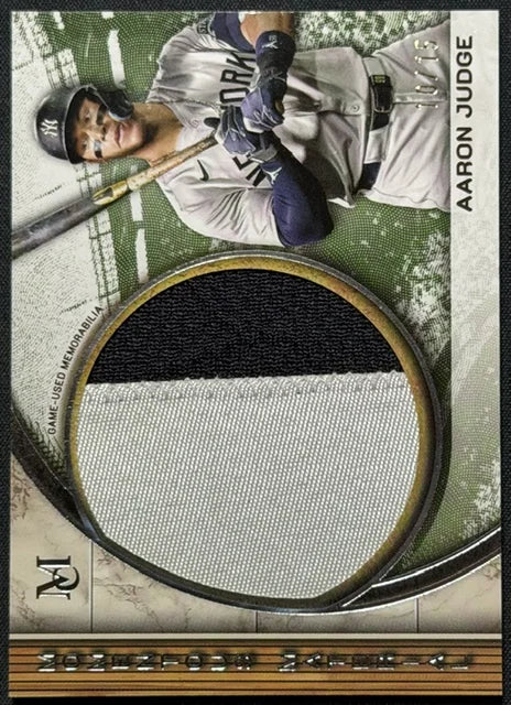 2025 Topps Museum Collection Aaron Judge Game Used Patch /15