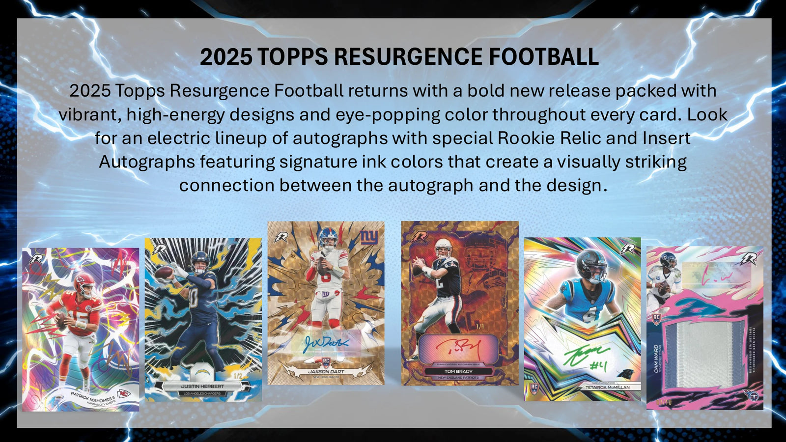 2025 Topps Resurgence Football Hobby Box