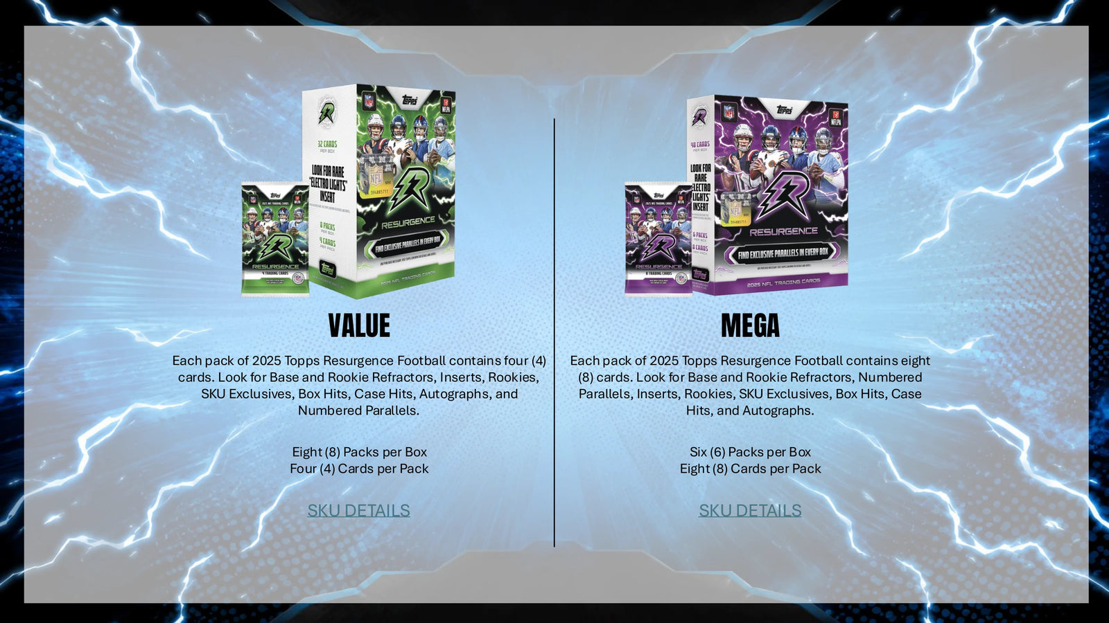 2025 Topps Resurgence Football Hobby Box