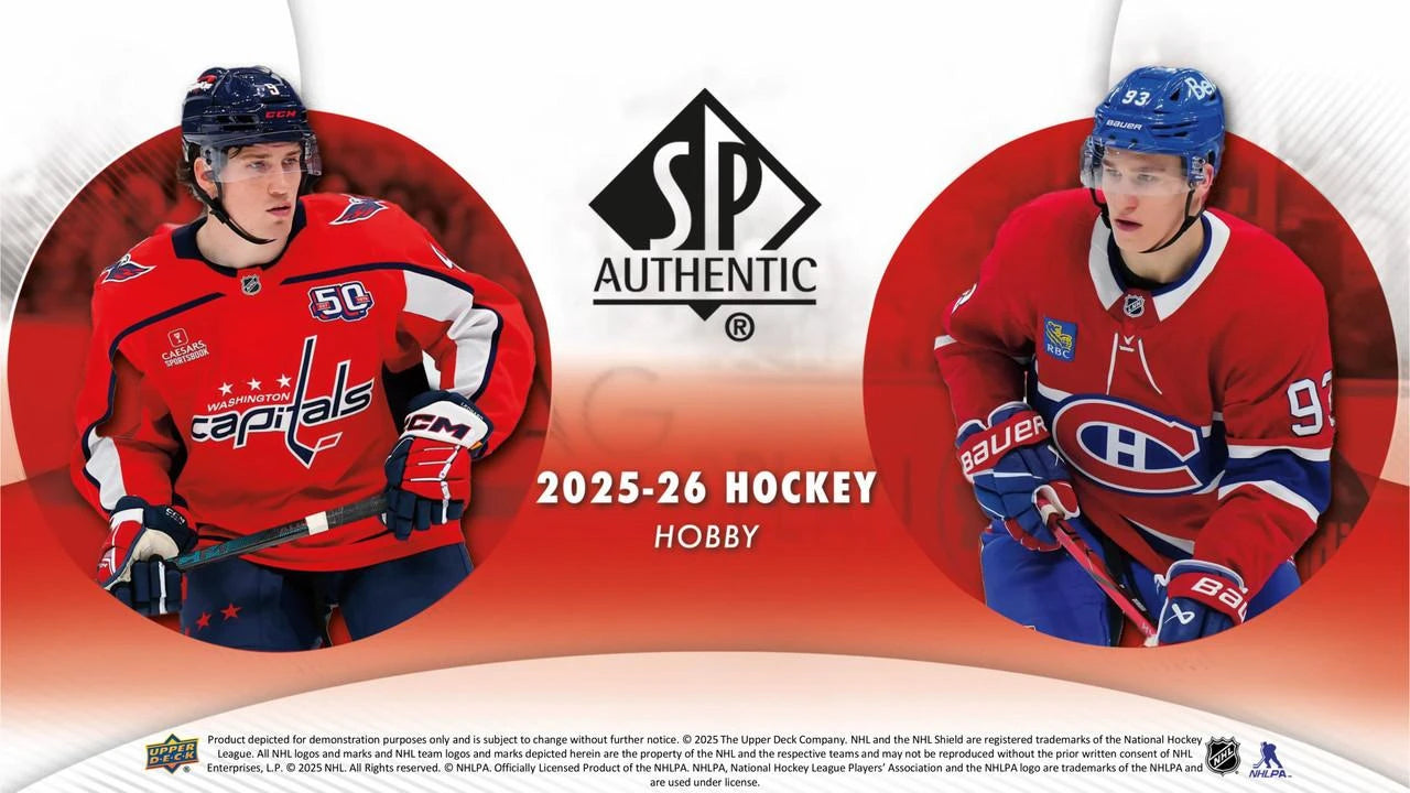 2025-26 Upper Deck SP Authentic Hockey Hobby Box