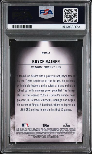 2025 Bowman Chrome Bowman Spotlights PSA 10