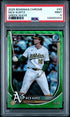 2025 Bowman Chrome Nick Kurtz RC /99 Green Wave PSA 9