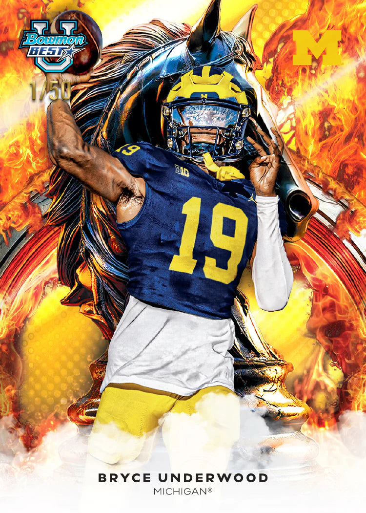 2025 Bowman University Best Football Hobby Box