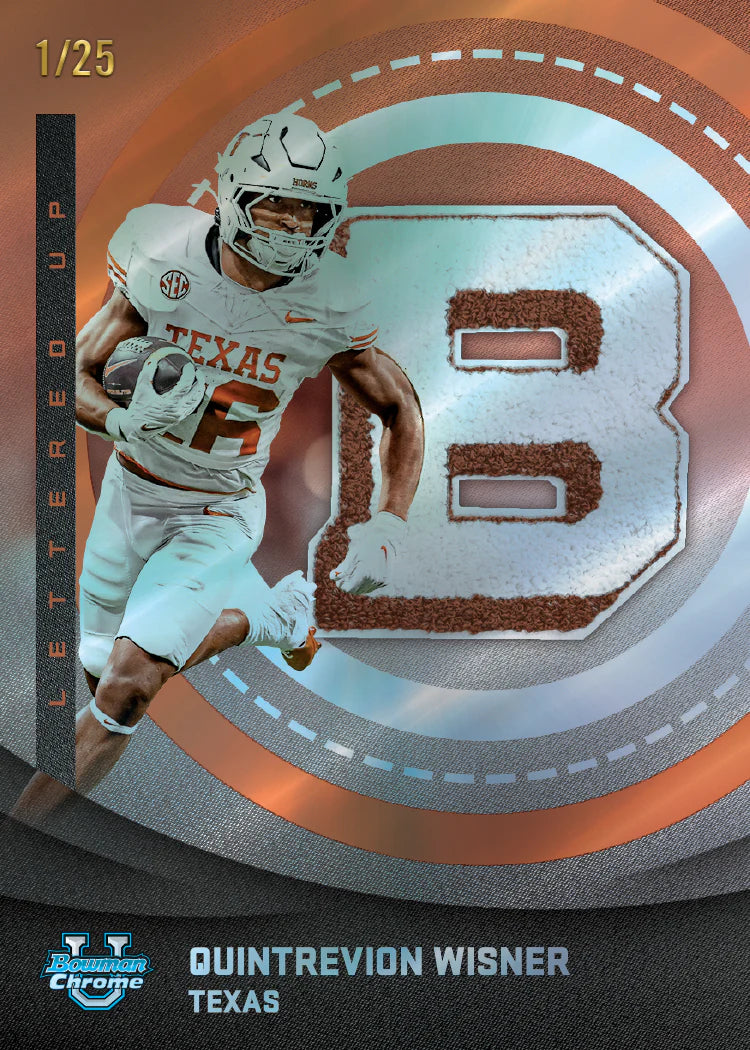 2025 Bowman Chrome University Football Mega Box