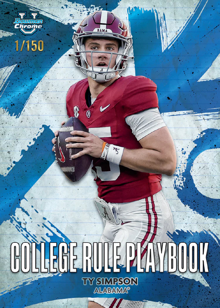 2025 Bowman Chrome University Football Mega Box