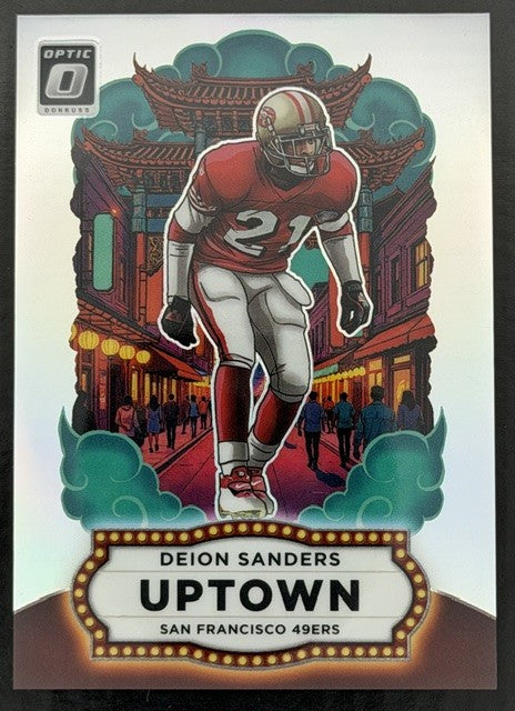 2025 Donruss Optic Uptown Deion Sanders Prizm Insert #7