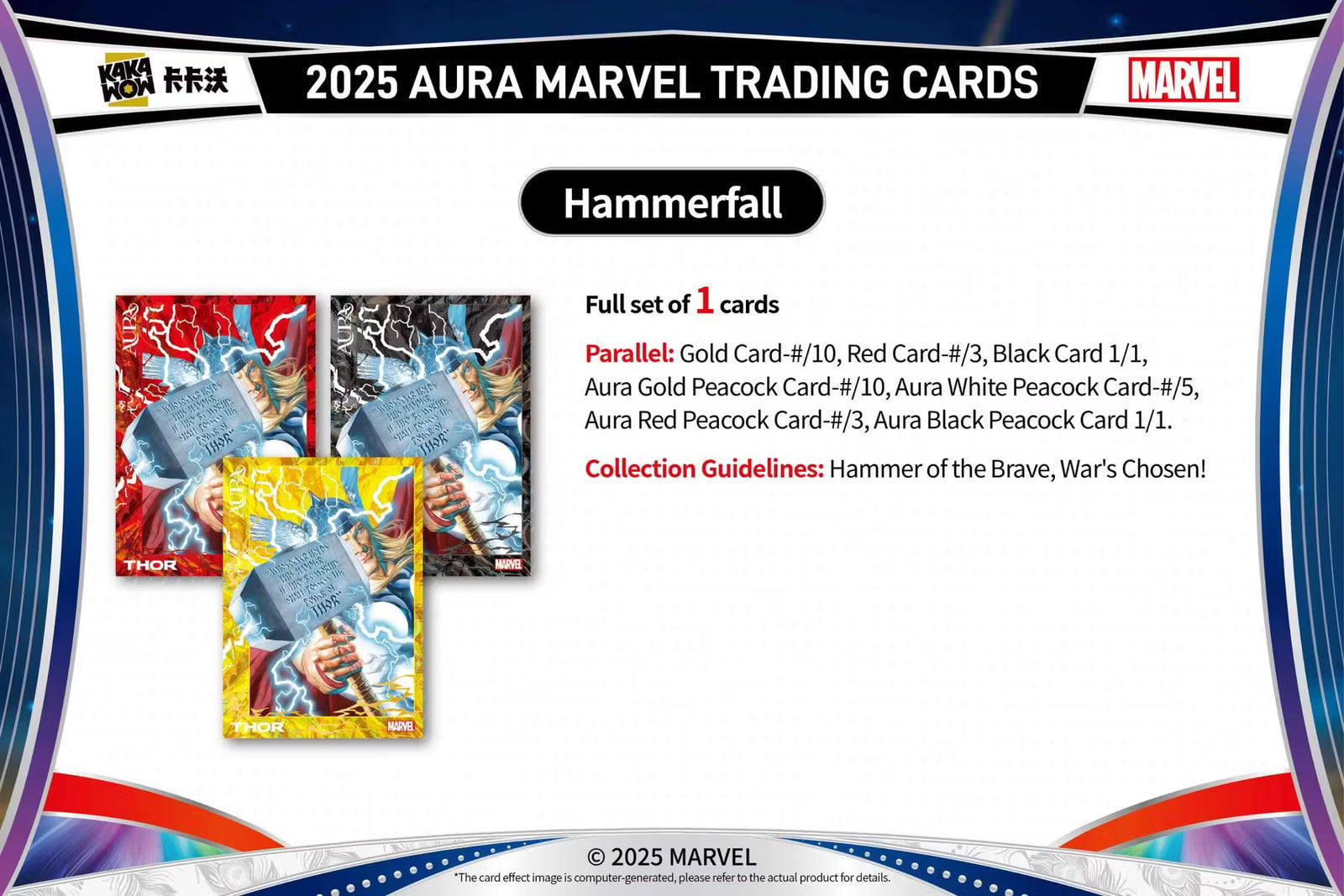 2025 Kakawow Marvel Aura Hobby Box