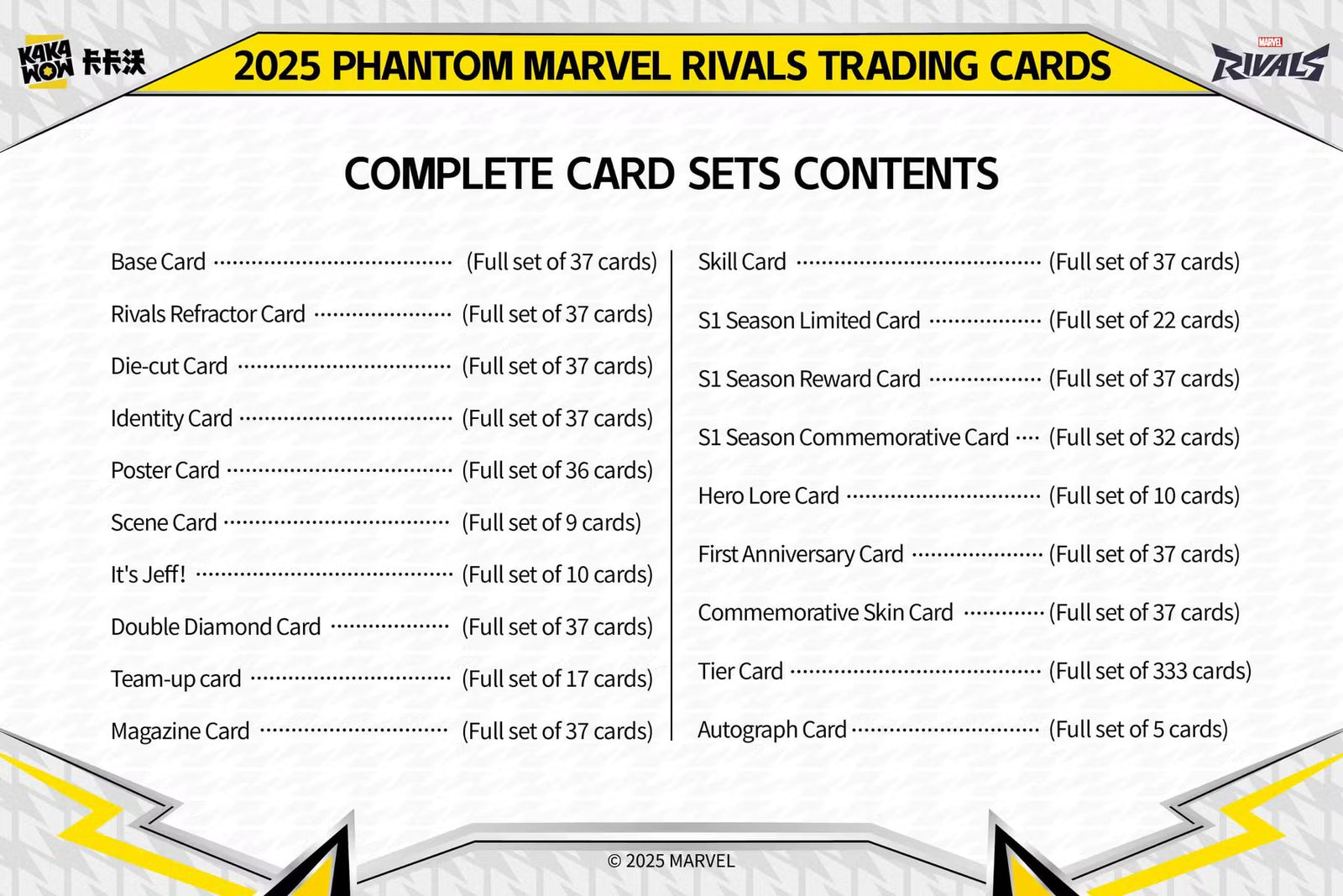 2025 Kakawow Phantom Marvel Rivals Hobby Box