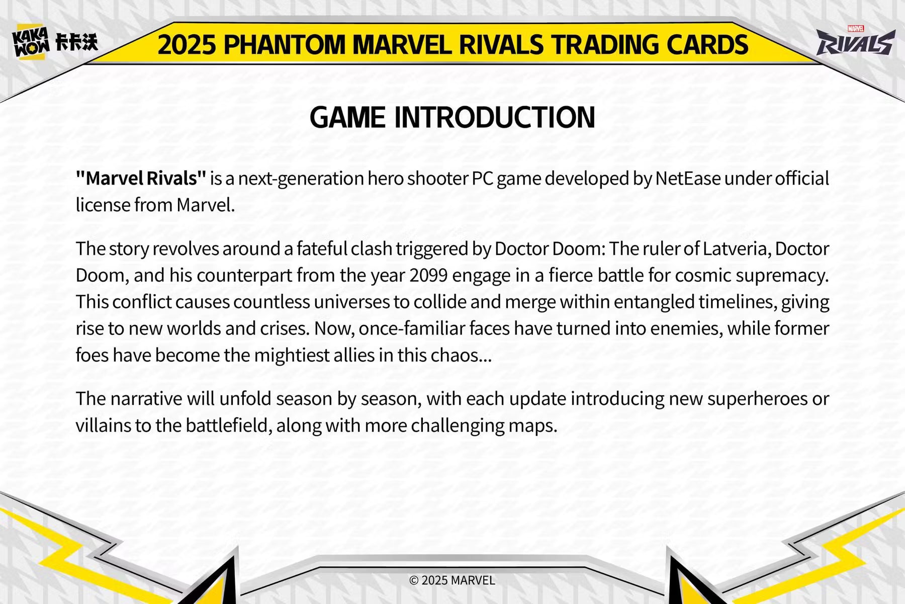 2025 Kakawow Phantom Marvel Rivals Hobby Box