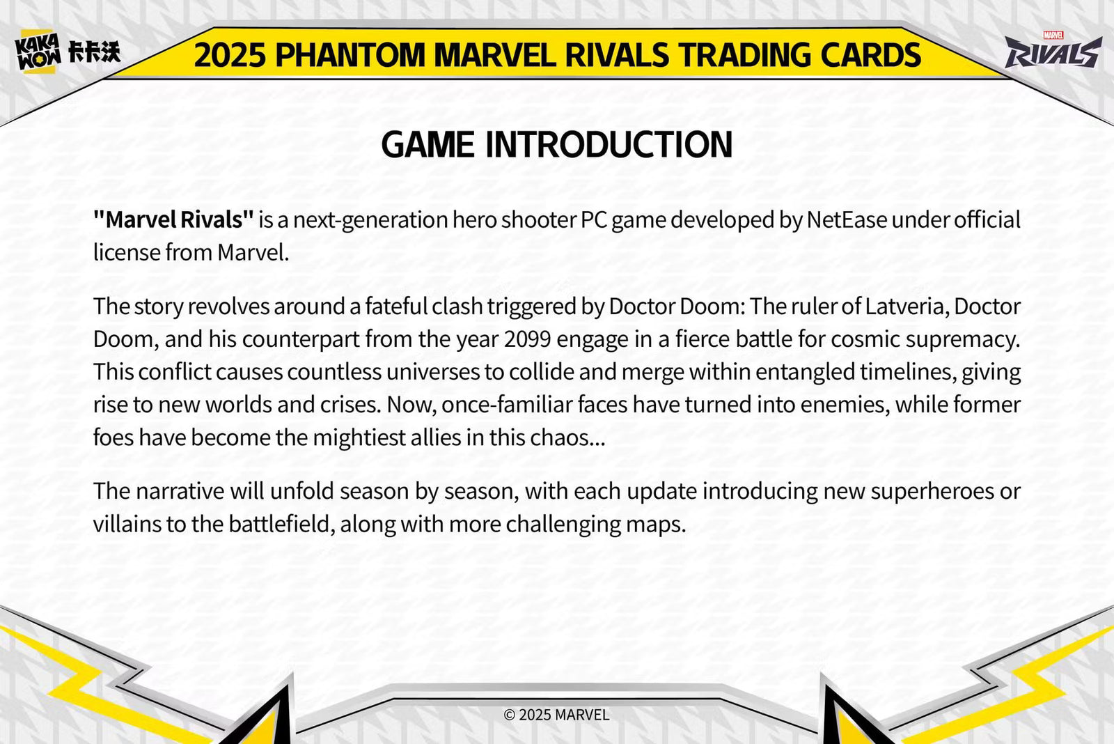 2025 Kakawow Phantom Marvel Rivals Hobby Box