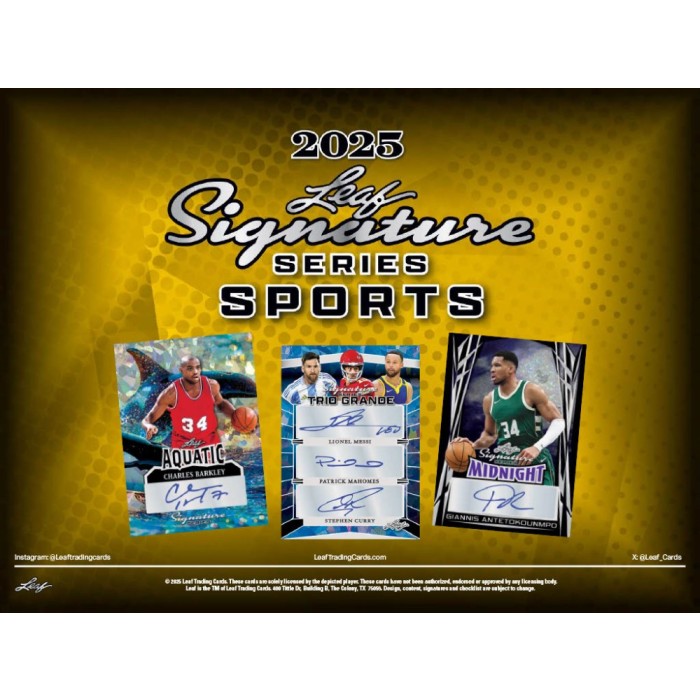 2025 Leaf Signature Series Multi-Sport