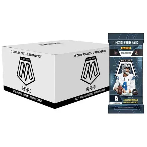 2025 Mosaic Football Cello Fat Pack 12-Box Case