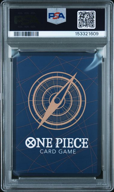 2025 ONE PIECE OP11 #114 G/G F/F PISTOL RED HAWK ALT ART PSA 10